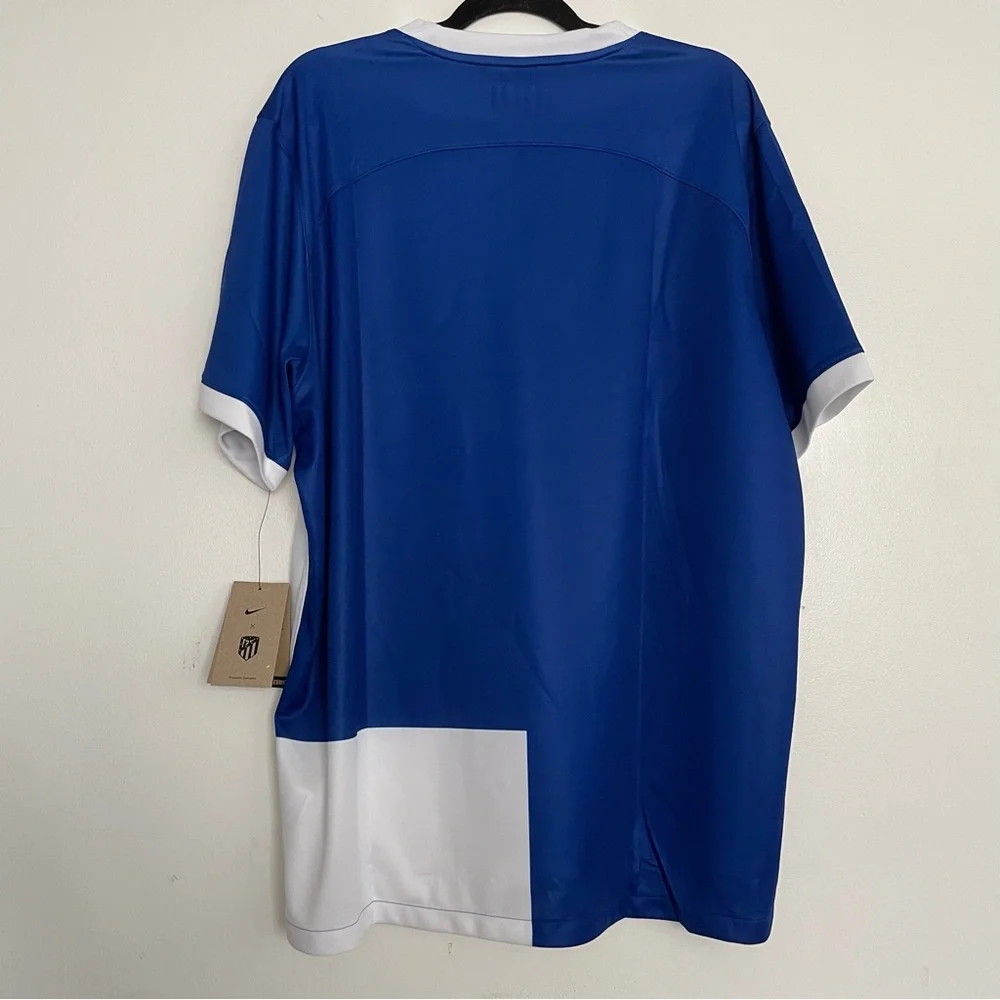 Men’s Nike Atletico Madrid Away Jersey Blue Size XXL